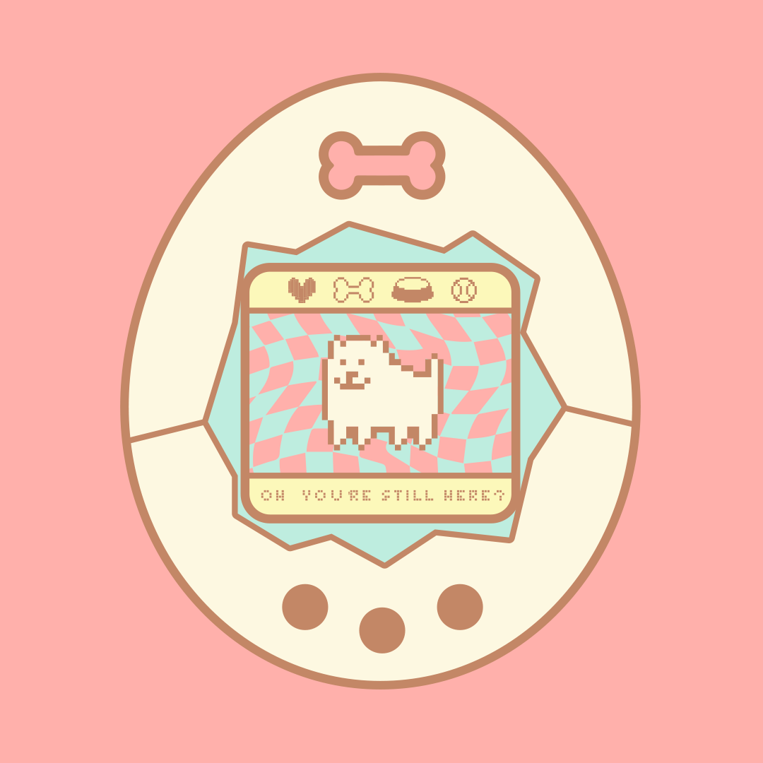 UNDERTALE x Tamagotchi "Annoying Dog" Sticker
