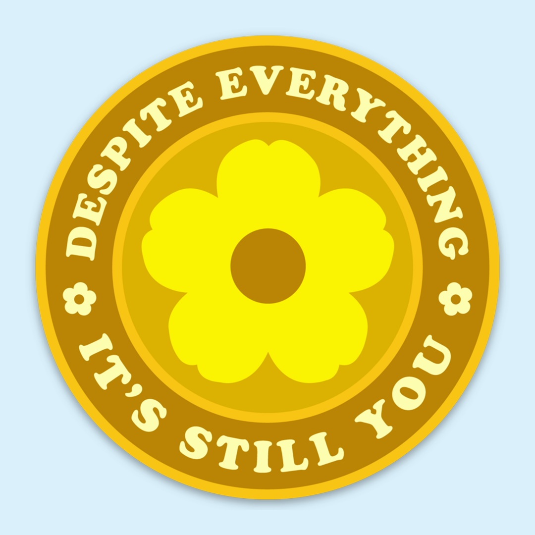 ♡ "Despite Everything, It's Still You" ♡ UNDERTALE Golden Flower Sticker